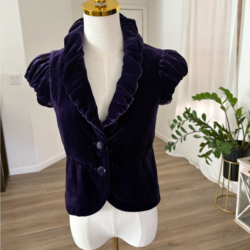 Armani Exchange Purple Blouse - Picture 3 of 8